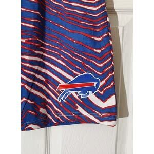 Men's Vintage NFL Buffalo Bills Zubaz Game Day Team Zebra Stripes Shorts - Small